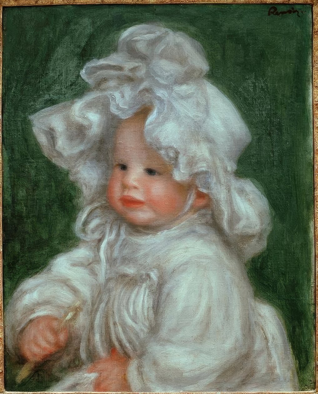 Portræt af Claude Renoir. Coco a la Charlotte af Pierre Auguste Renoir