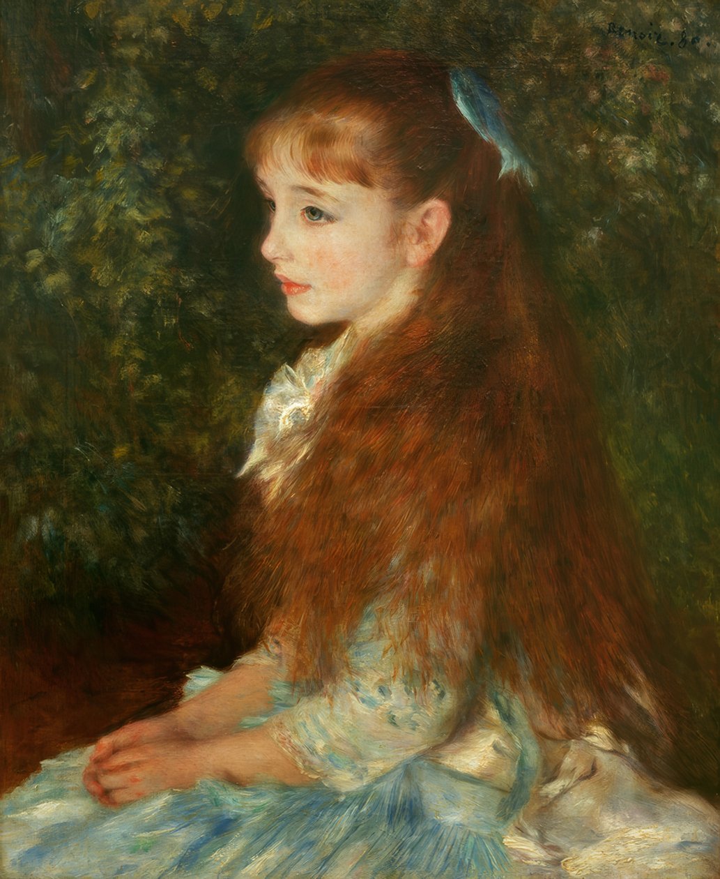 Portræt af frøken Irene Cahen fra Antwerpen af Pierre Auguste Renoir
