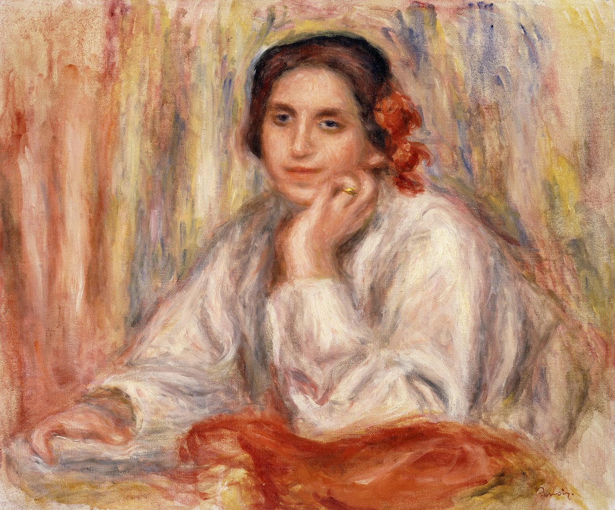 Portræt af Vera Sergine Renoir, 1914 af Pierre Auguste Renoir
