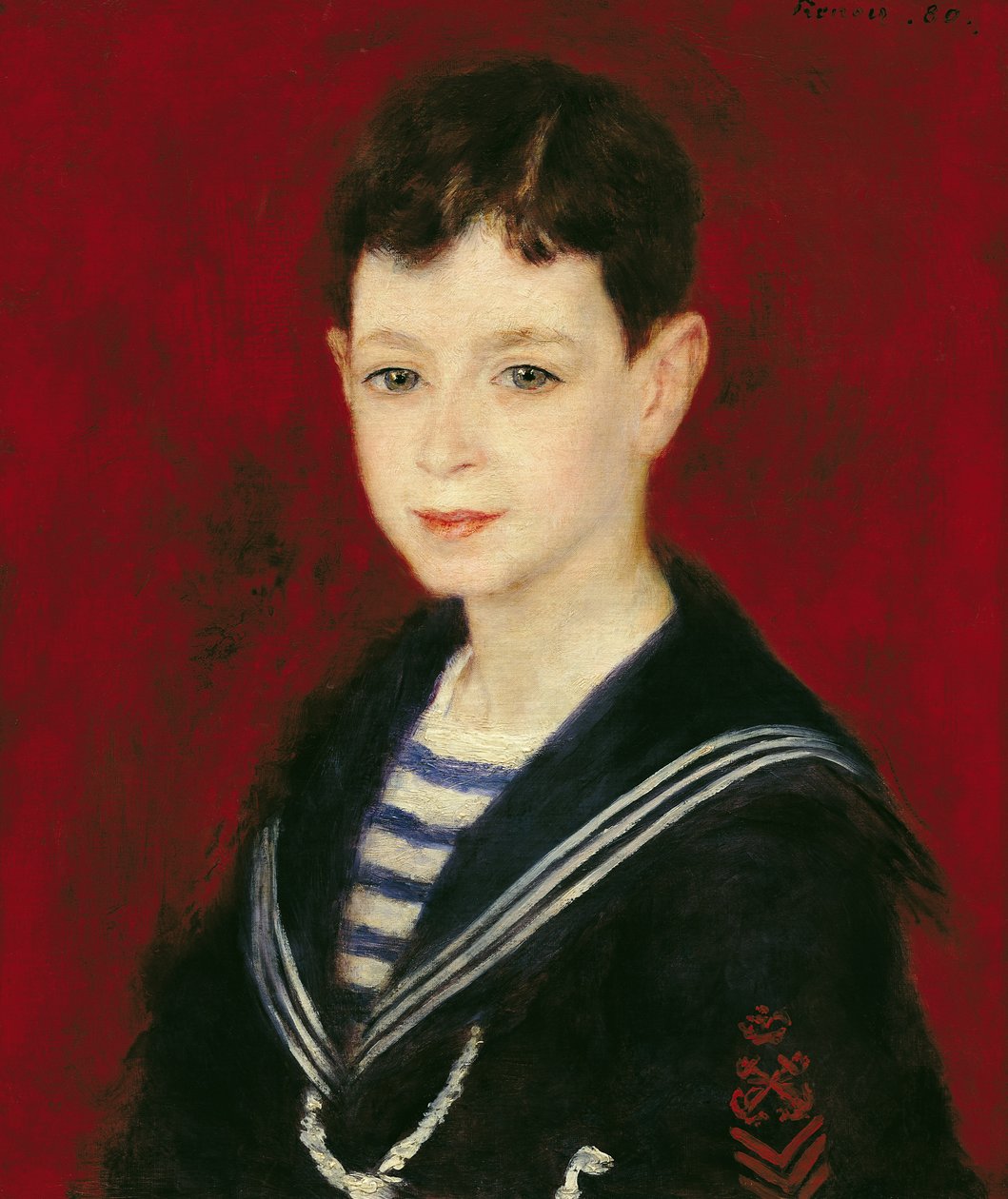 Portræt af Fernand Halphen (1872-1917) 1880 (olie på lærred) af Pierre Auguste Renoir