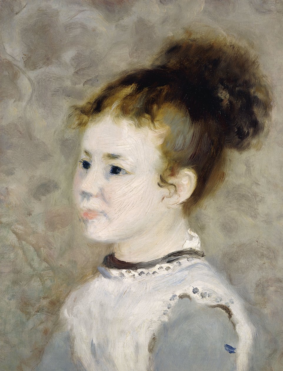 Portræt af Jeanne Sisley, 1875 af Pierre Auguste Renoir