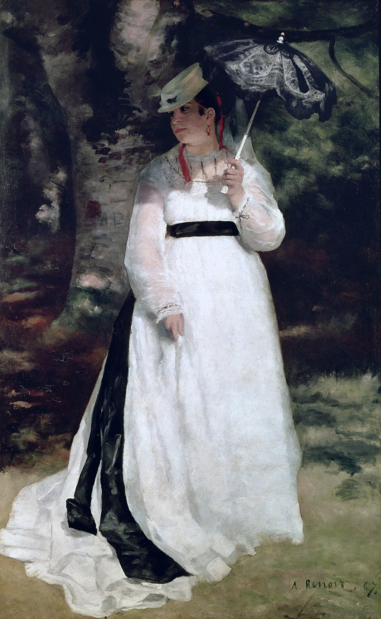 Portræt af Lise (olie på lærred) af Pierre Auguste Renoir