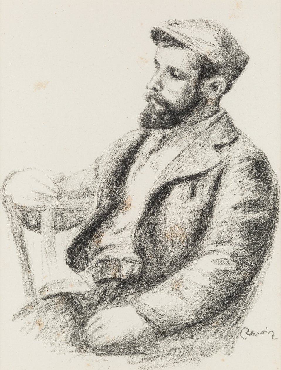 Portræt af Louis Valtat 1869-1952, 1904. af Pierre Auguste Renoir