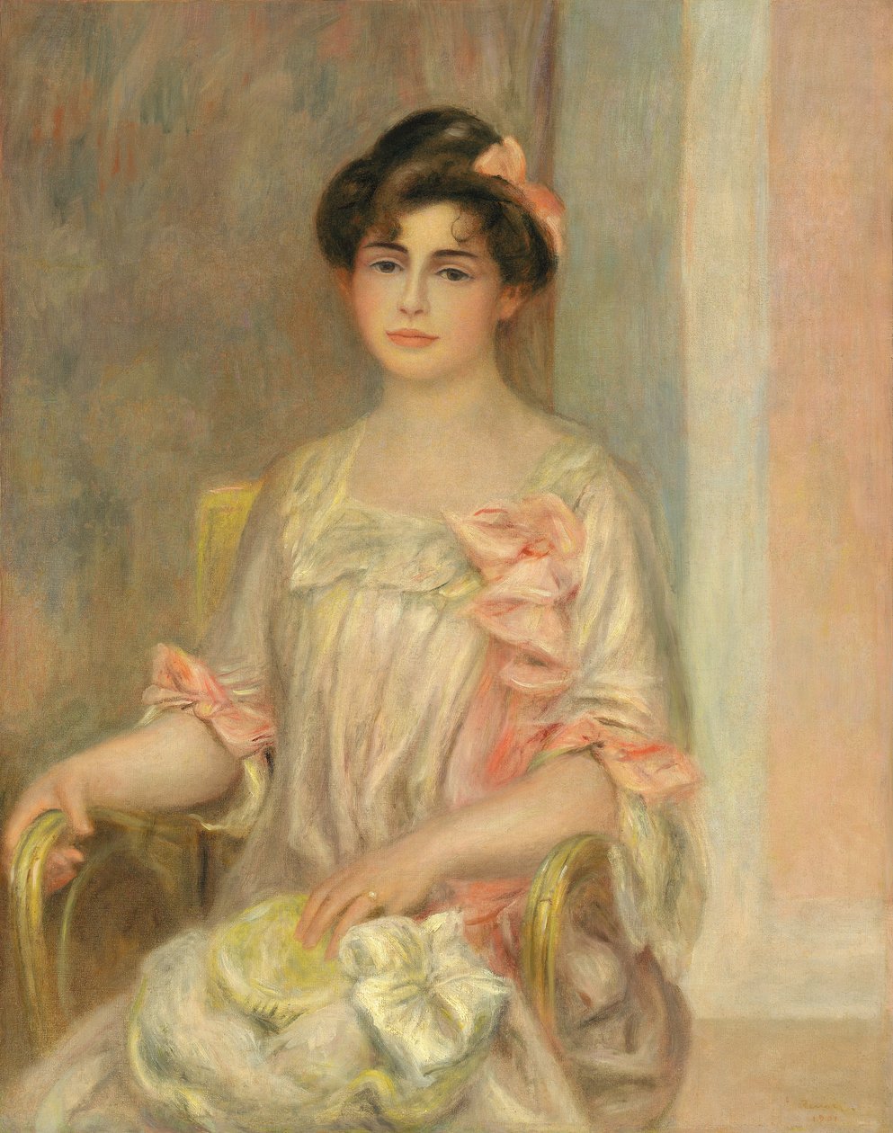 Portræt af Madame Josse Bernheim-Dauberville (født Mathilde Adler) af Pierre Auguste Renoir