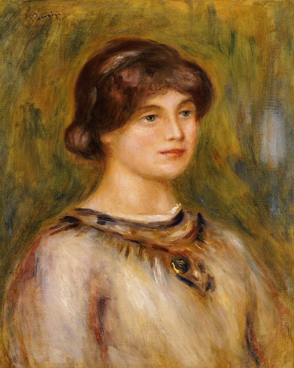 Portræt af Marie Lestinguez af Pierre Auguste Renoir