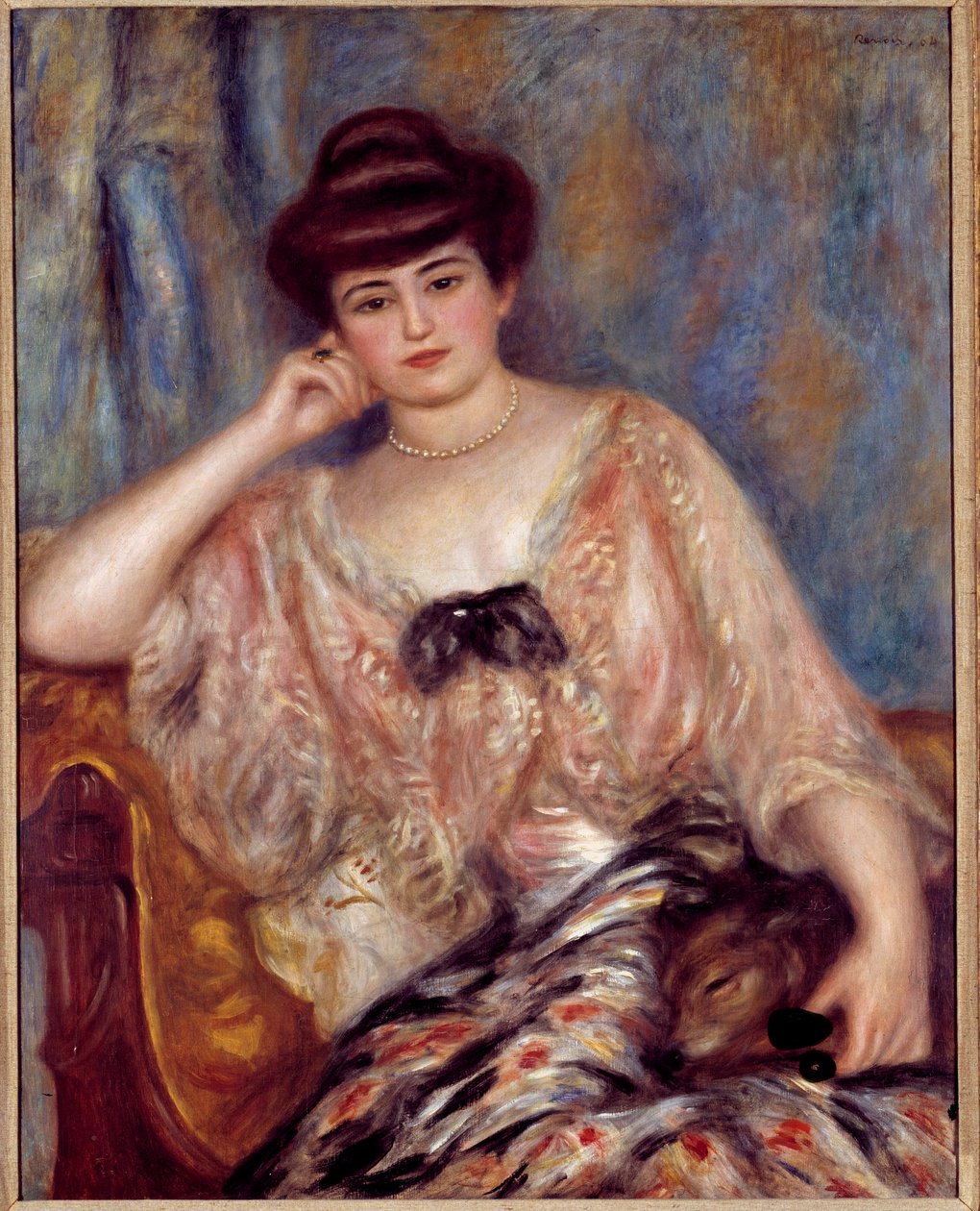 Portræt af Mission Sert (1872-1950) af Godebska af Pierre Auguste Renoir