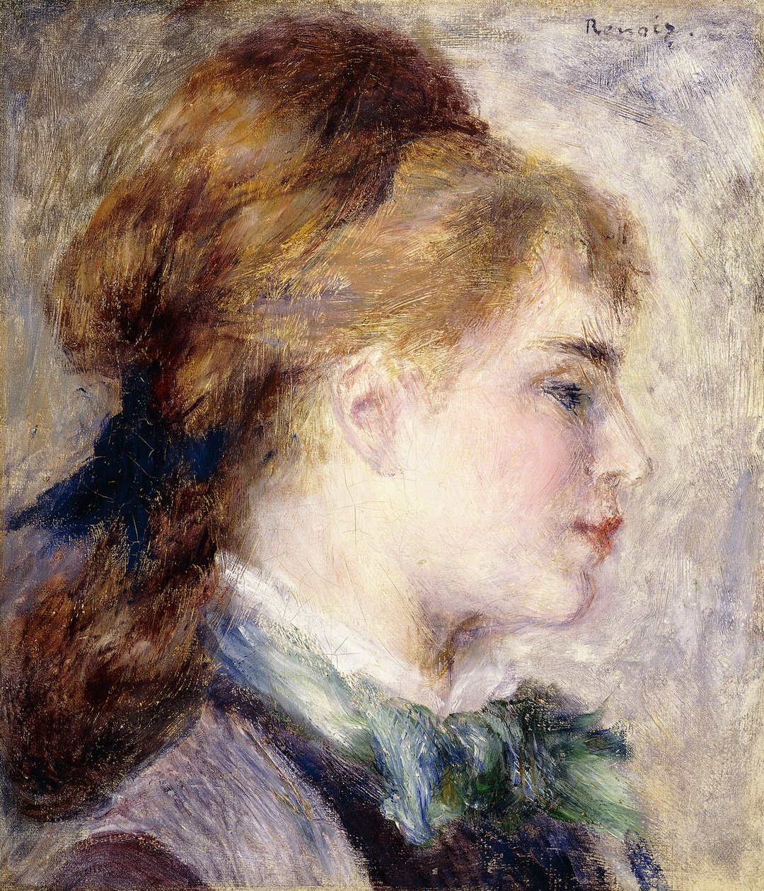 Portræt af Nina Lopez af Pierre Auguste Renoir