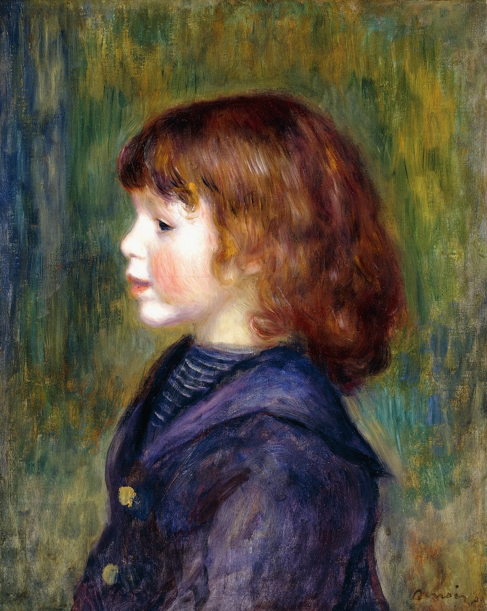 Portræt af Pierre Renoir i en sømandsdragt, 1890 af Pierre Auguste Renoir