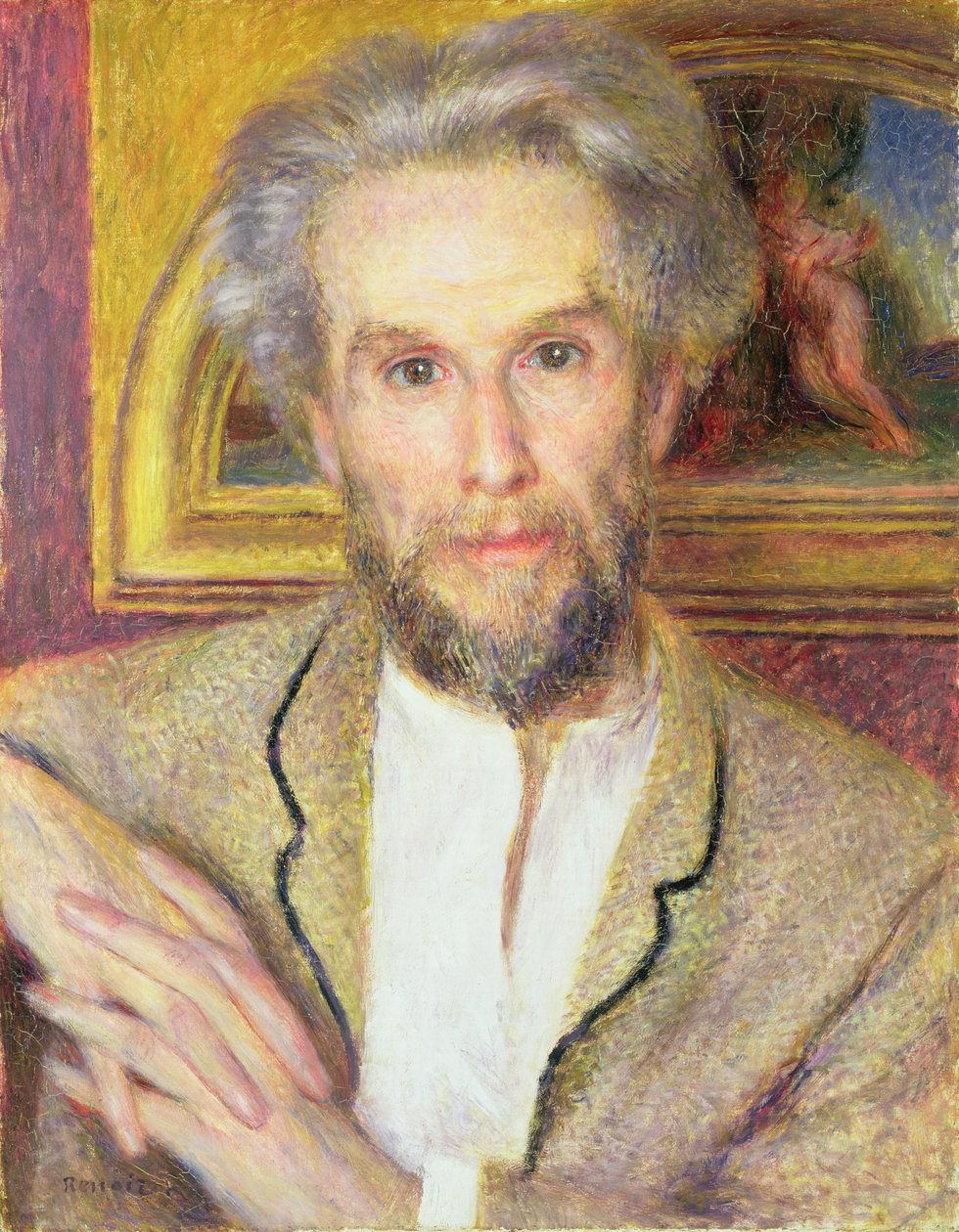 Portræt af Victor Choquet (1821-91) ca. 1875 (olie på lærred) af Pierre Auguste Renoir