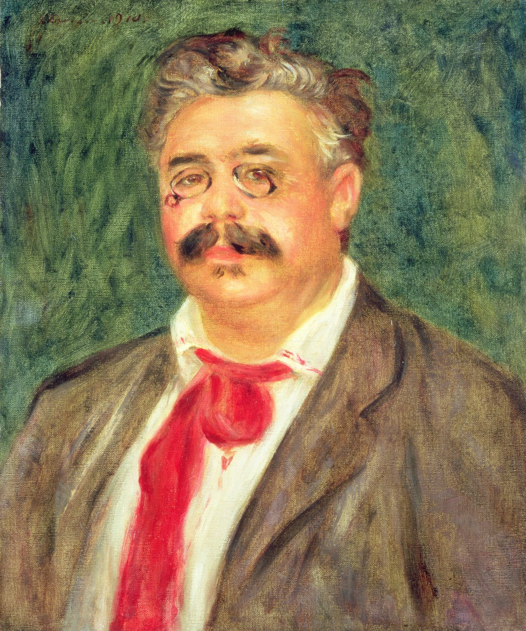 Portræt af Wilhelm Muhlfeld, 1910 af Pierre Auguste Renoir