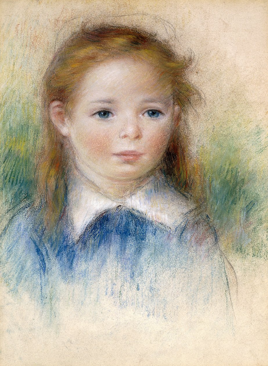Portræt af en pige; Portræt af en lille pige, af Pierre Auguste Renoir