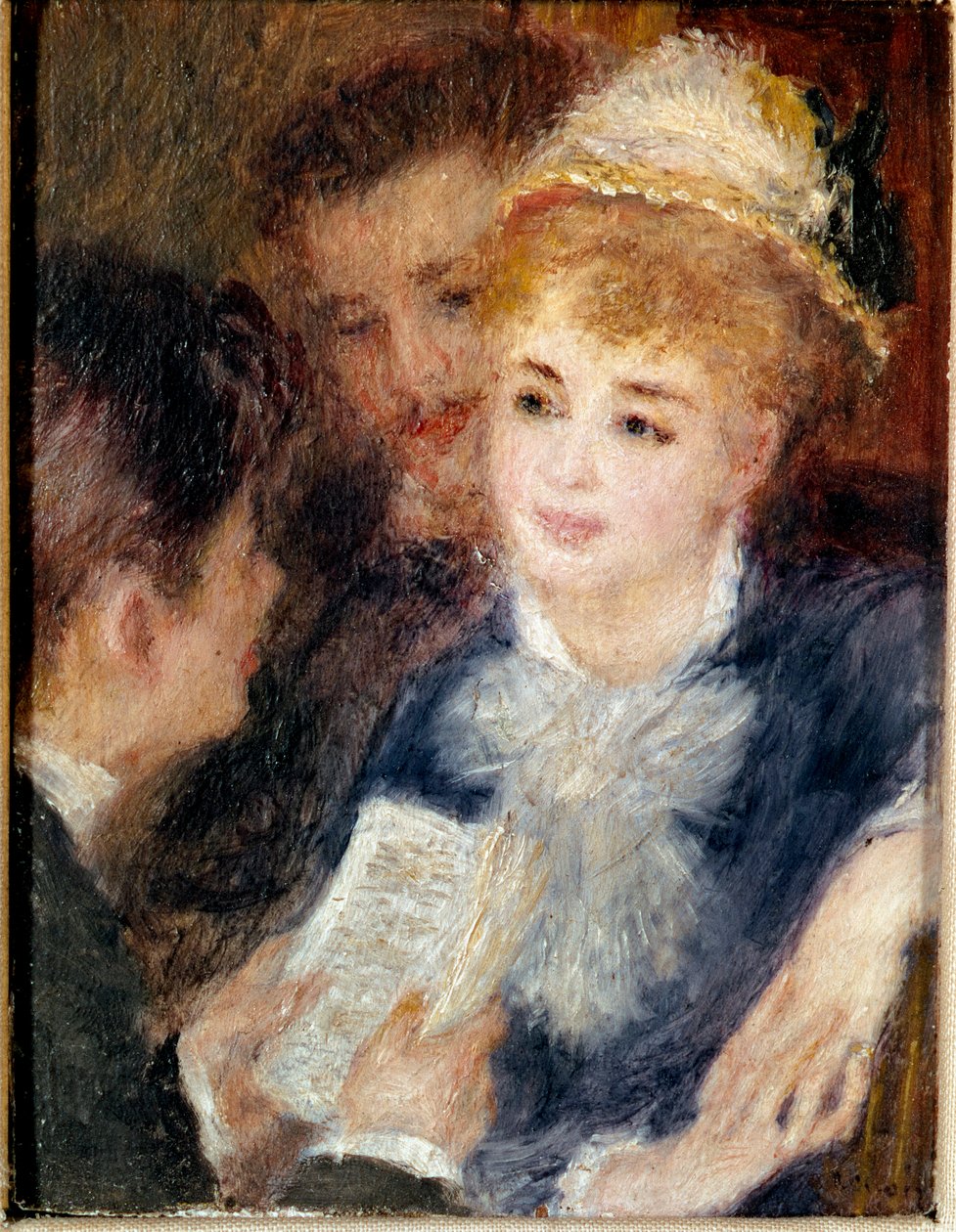 Læser rollen. Maleri af Pierre Auguste Renoir (Pierre-Auguste af Pierre Auguste Renoir