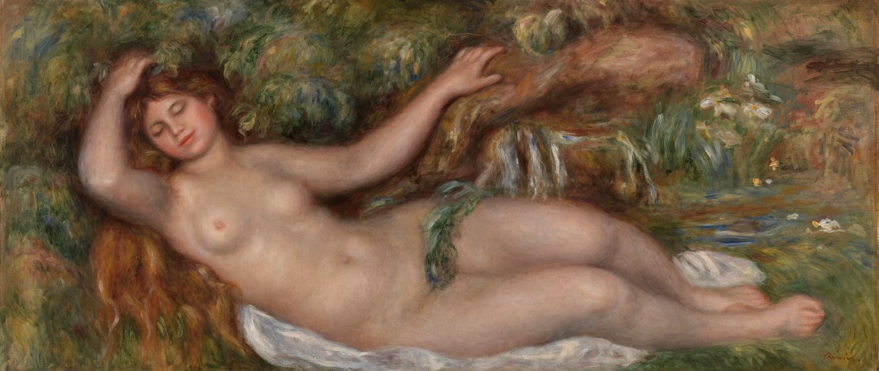 Liggende nøgen af Pierre Auguste Renoir