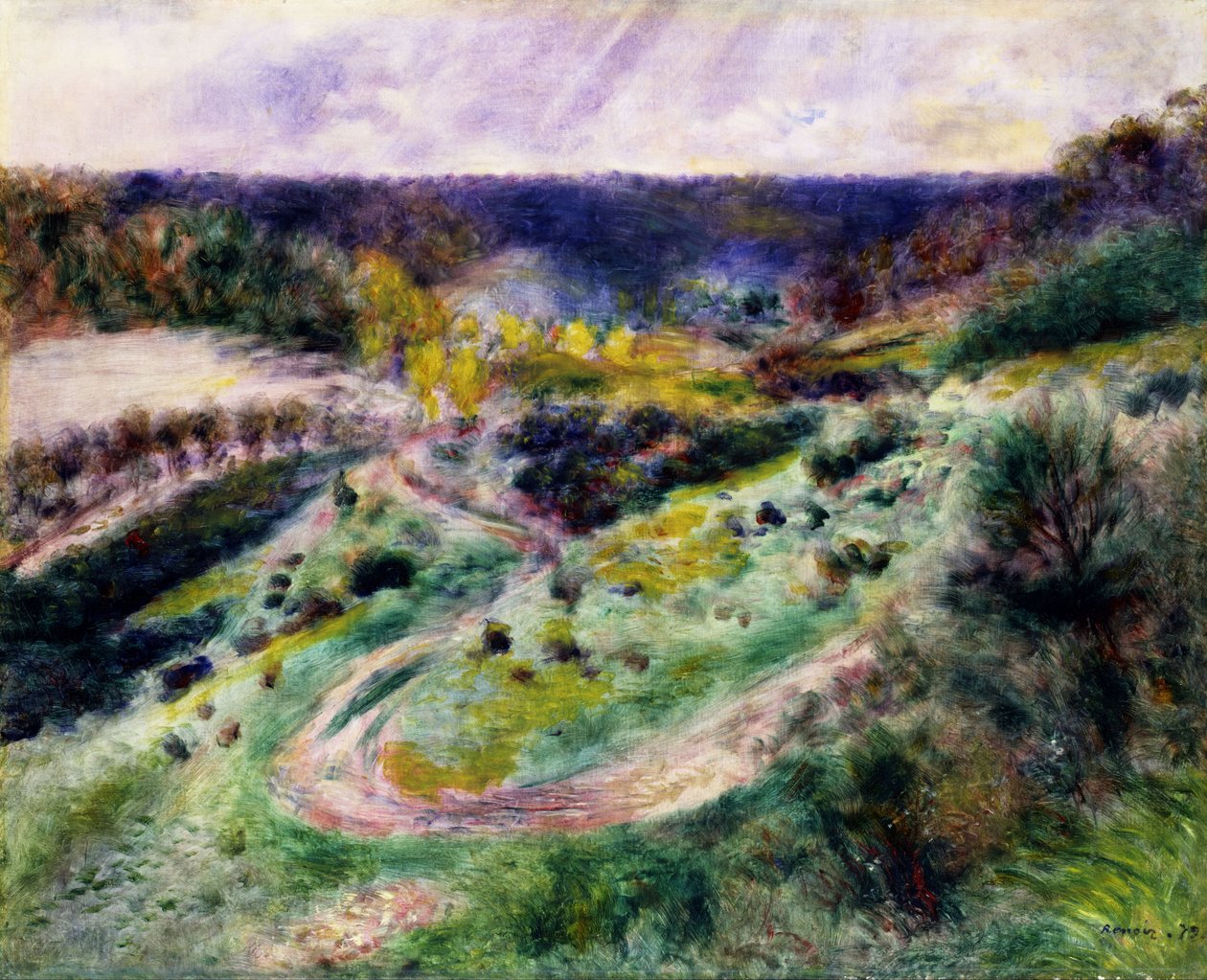 Vejen ved Wargemont af Pierre Auguste Renoir