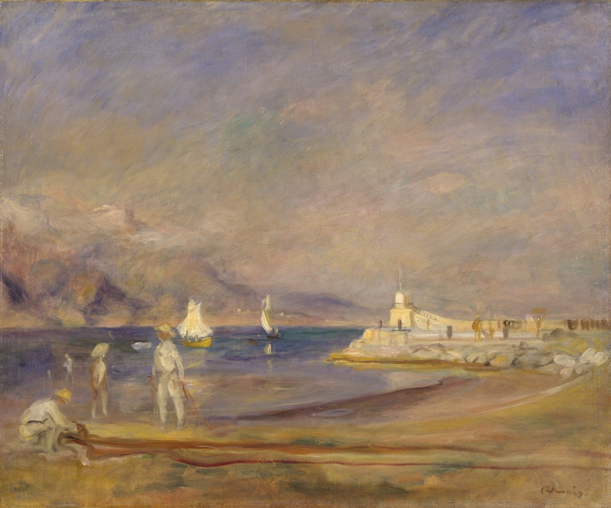 St. Tropez, 1898-1900 af Pierre Auguste Renoir