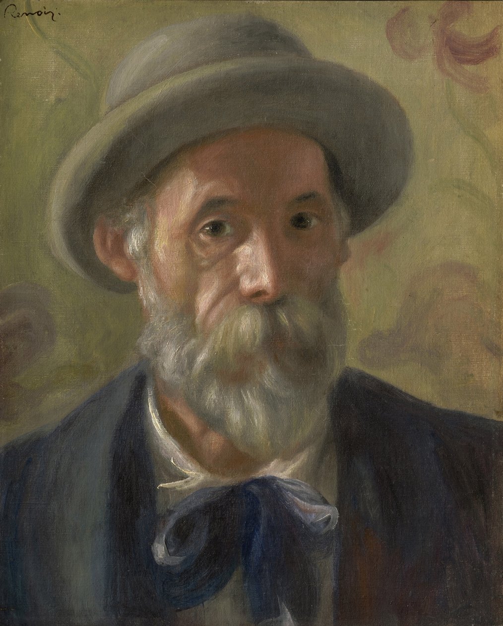 Selvportræt, 1899 af Pierre Auguste Renoir