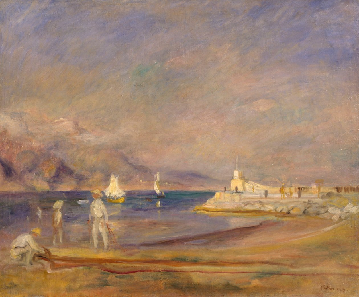 St Tropez, Frankrig, 1898-1900 af Pierre Auguste Renoir