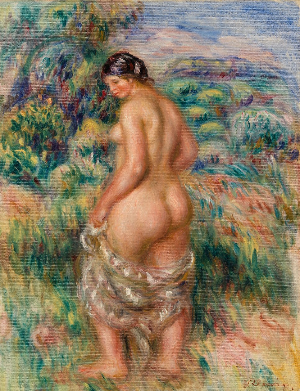 Stående Bader af Pierre Auguste Renoir