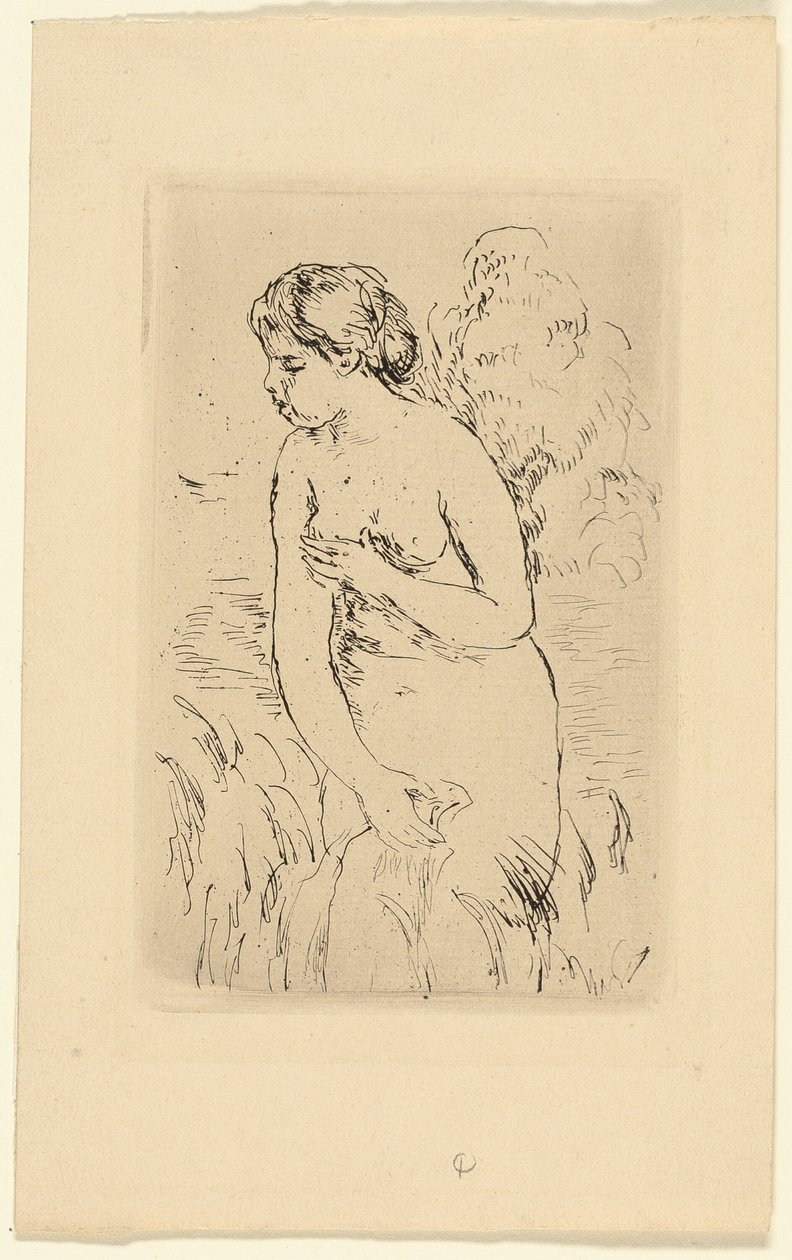 Stående Bader af Pierre Auguste Renoir