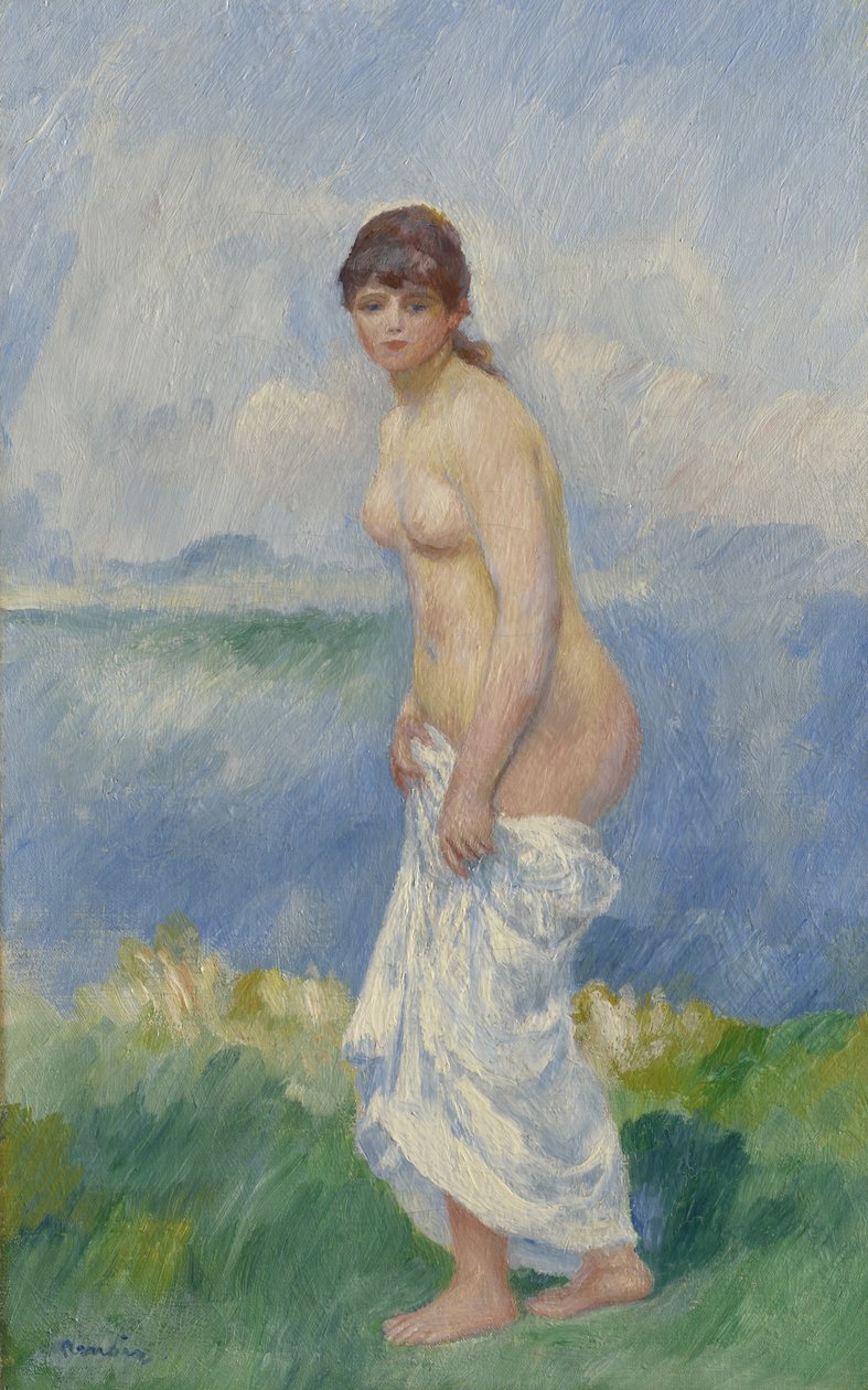 Stående Bader, c.1885 af Pierre Auguste Renoir