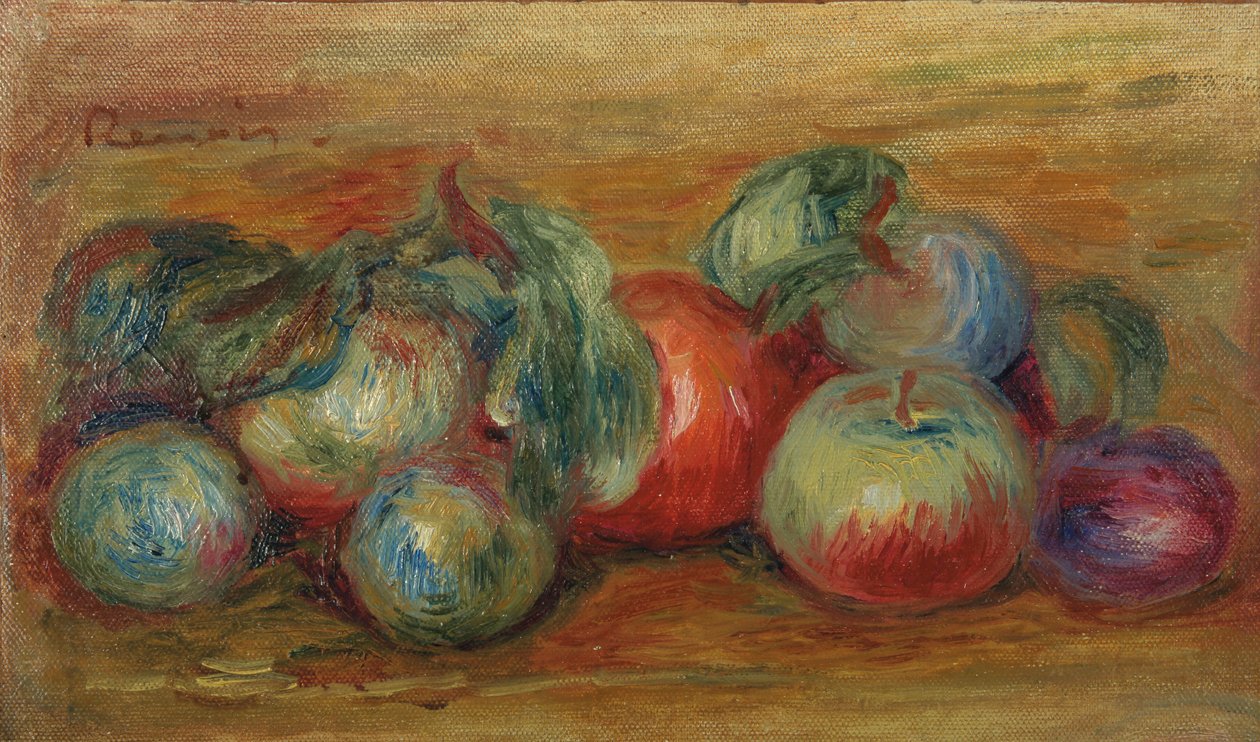 Stilleben med frugter af Pierre Auguste Renoir