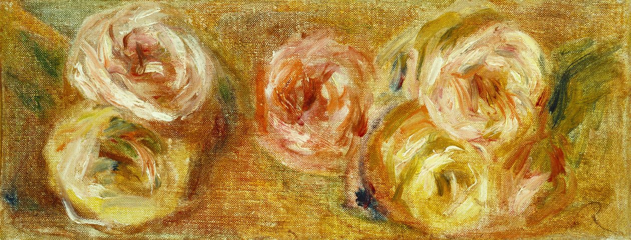 Strøede roser, ca. 1915 af Pierre Auguste Renoir