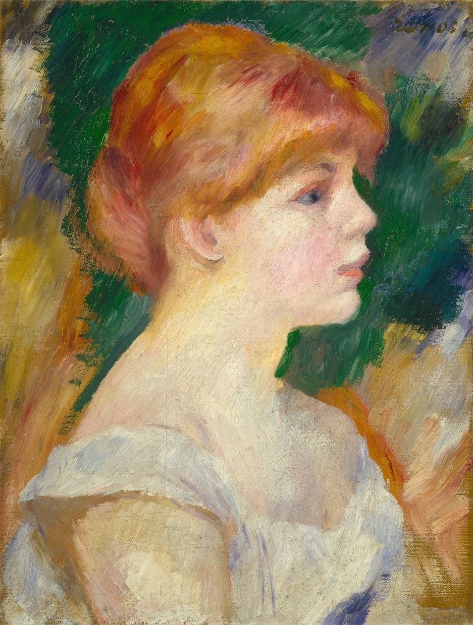 Suzanne Valadon, ca. 1885. af Pierre Auguste Renoir