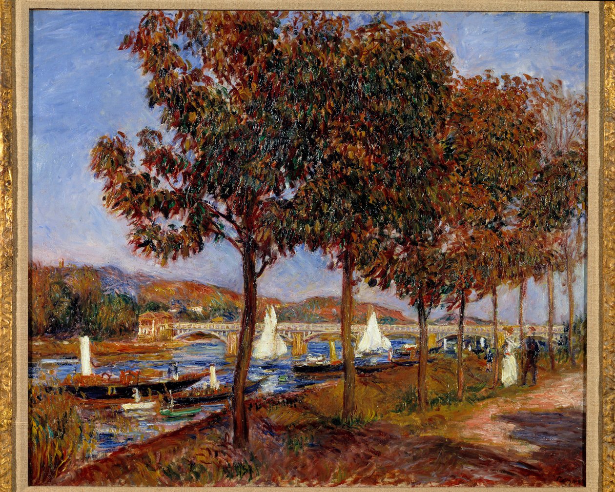 Argenteuil-broen. Maleri af Pierre Auguste Renoir (1841-1919) af Pierre Auguste Renoir