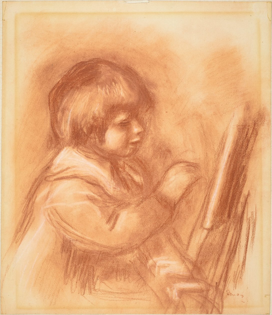 Kunstnerens søn Claude eller Coco, ca. 1906. af Pierre Auguste Renoir
