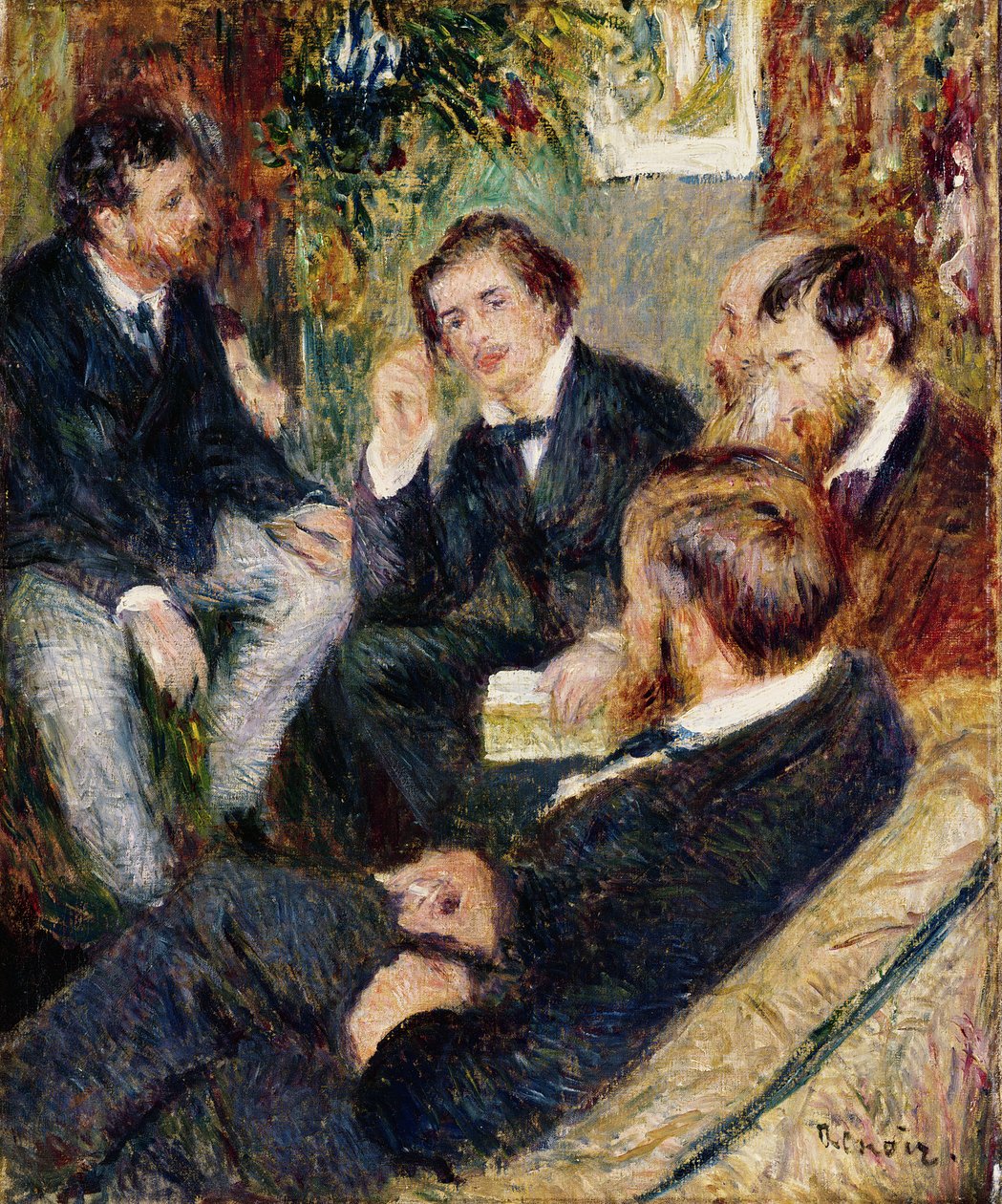 Kunstnerens atelier, Rue Saint-Georges, 1876 af Pierre Auguste Renoir