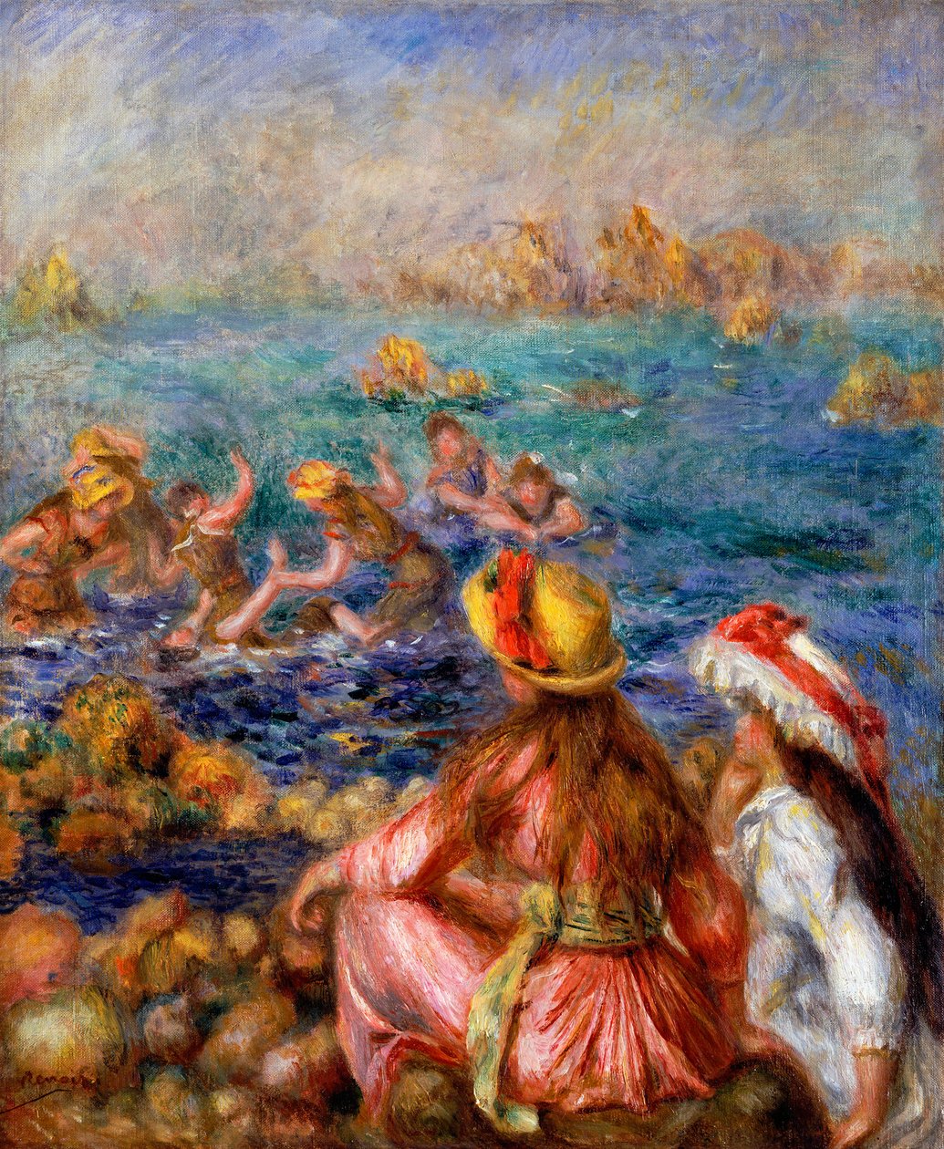 De badende, 1892 af Pierre Auguste Renoir