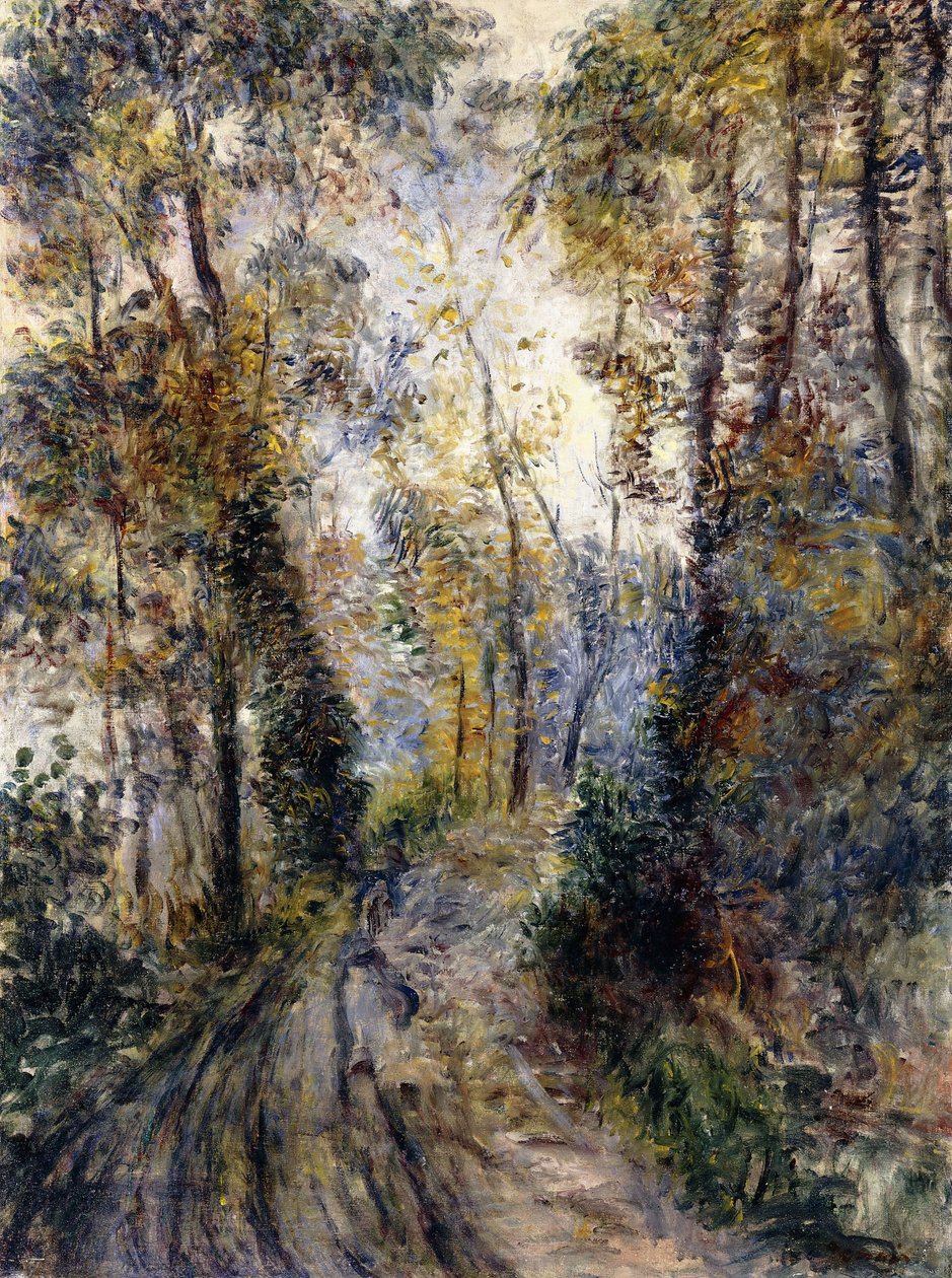 Skovstien, 1871 af Pierre Auguste Renoir