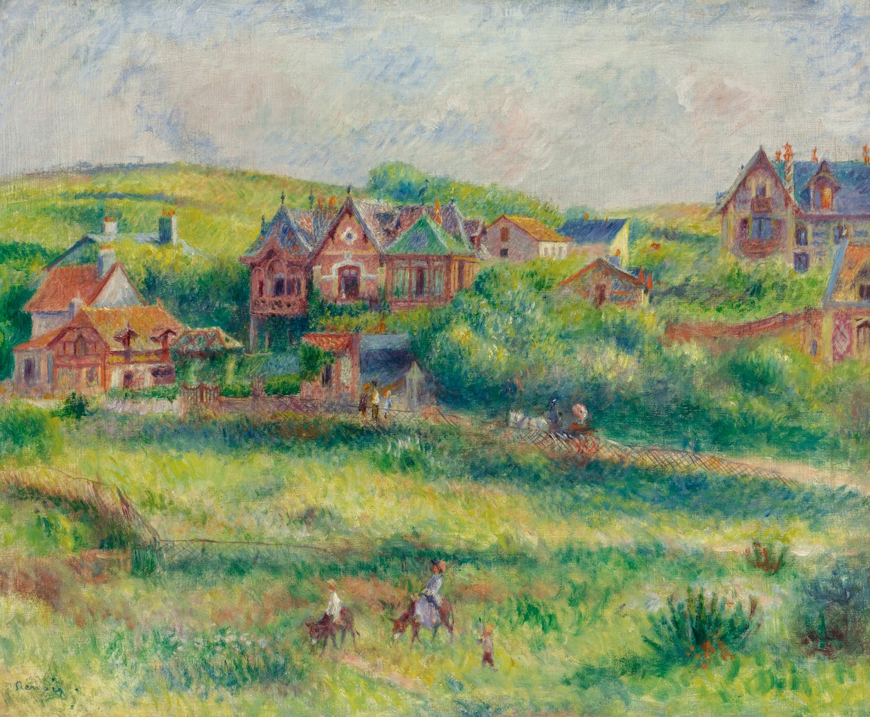 Blanche Piersons hus, Pourville af Pierre Auguste Renoir