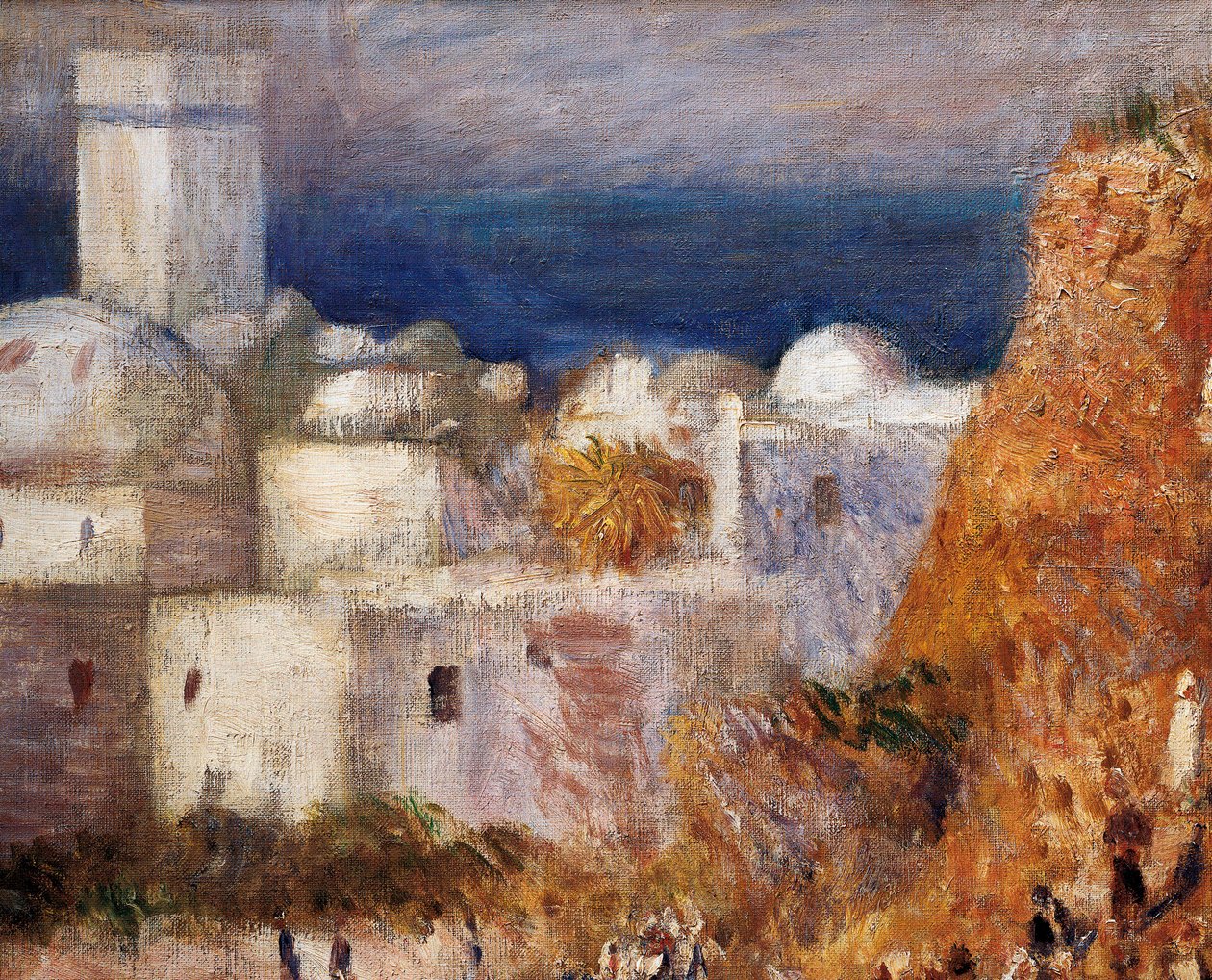 Moskeen eller den arabiske festival (detalje) 1881 (olie på lærred) af Pierre Auguste Renoir