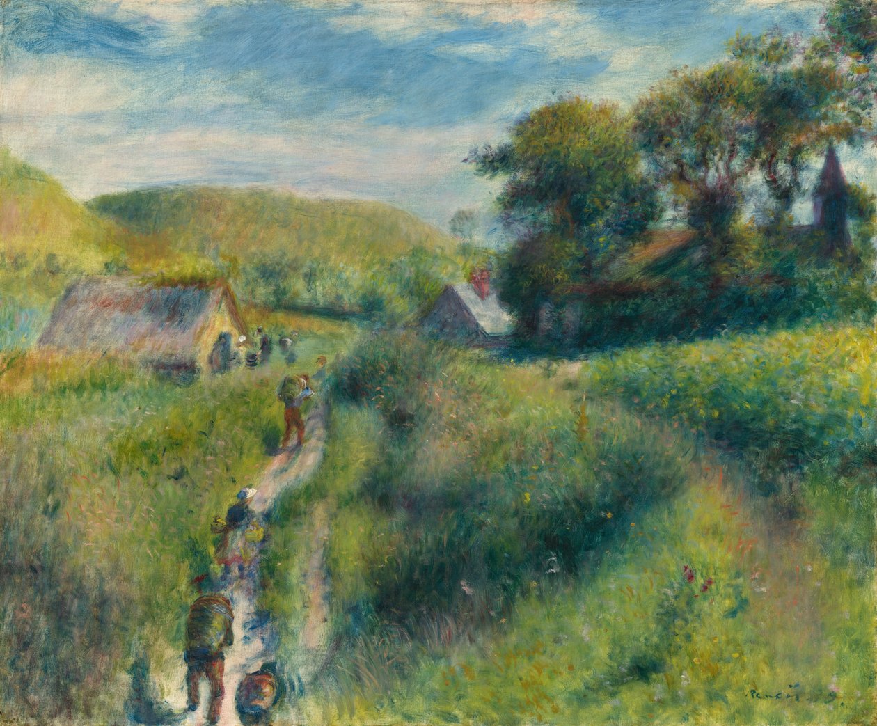 Muslingehøsten, 1879. af Pierre Auguste Renoir