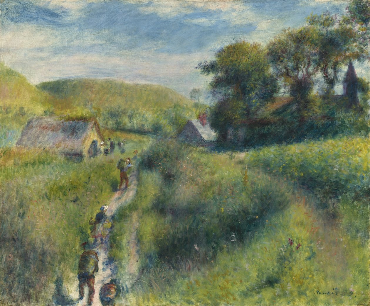 Muslingehøsten, 1879 af Pierre Auguste Renoir