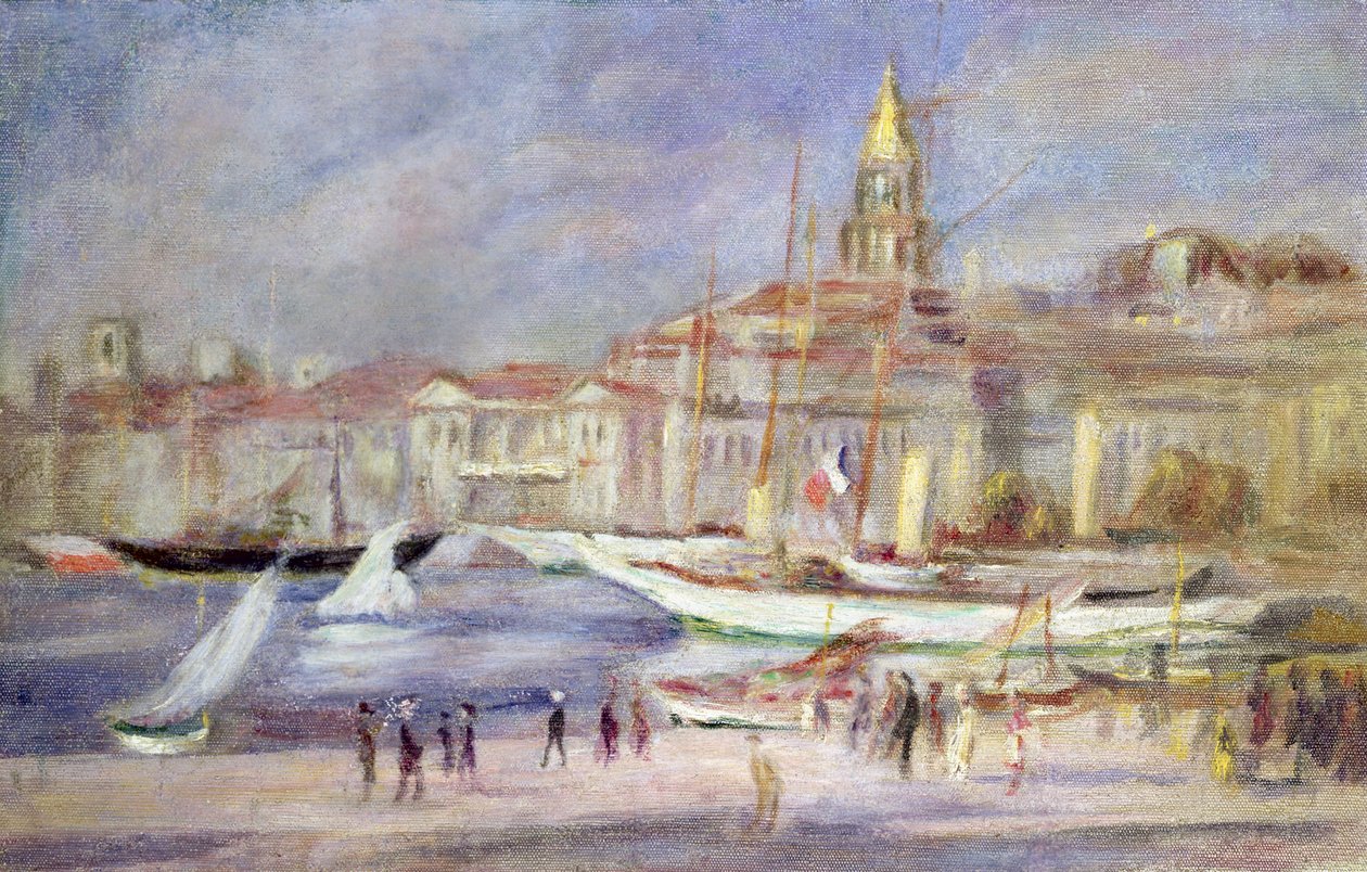 Den gamle havn i Marseille, ca. 1912 af Pierre Auguste Renoir