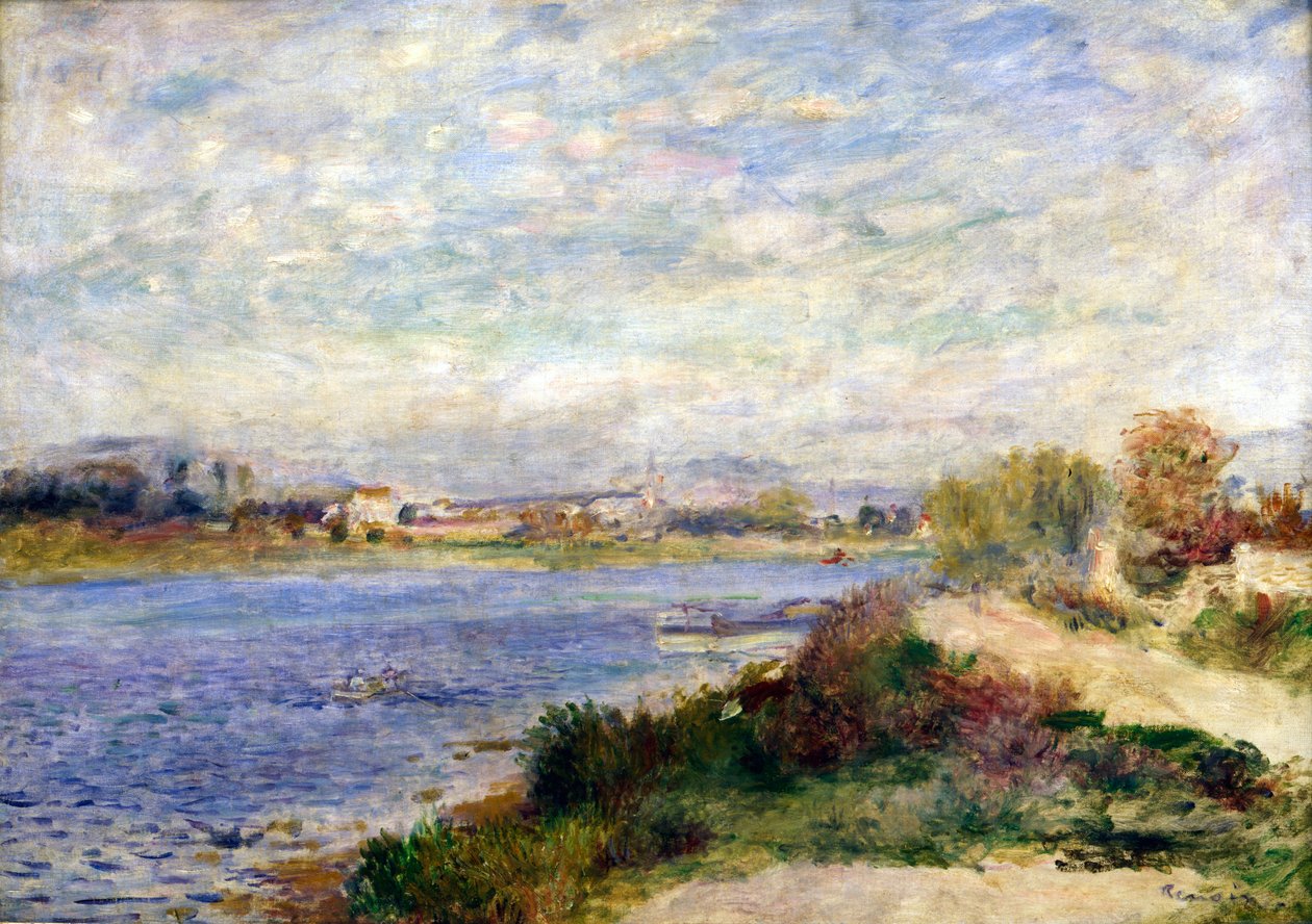 Seinen ved Argenteuil, c1883 af Pierre Auguste Renoir
