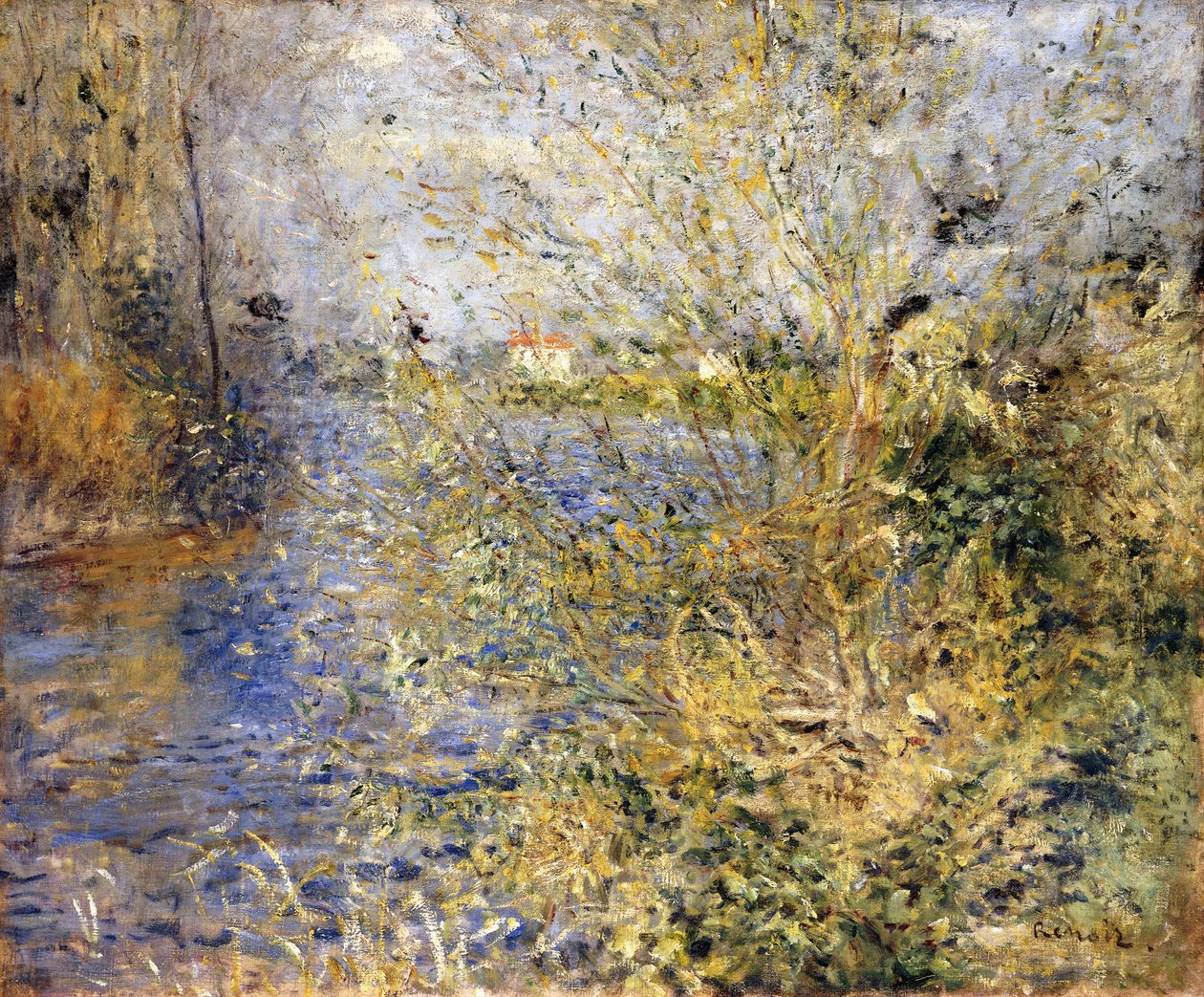 Seinen ved Argenteuil; Seinen ved Argenteuil, ca. 1875 af Pierre Auguste Renoir