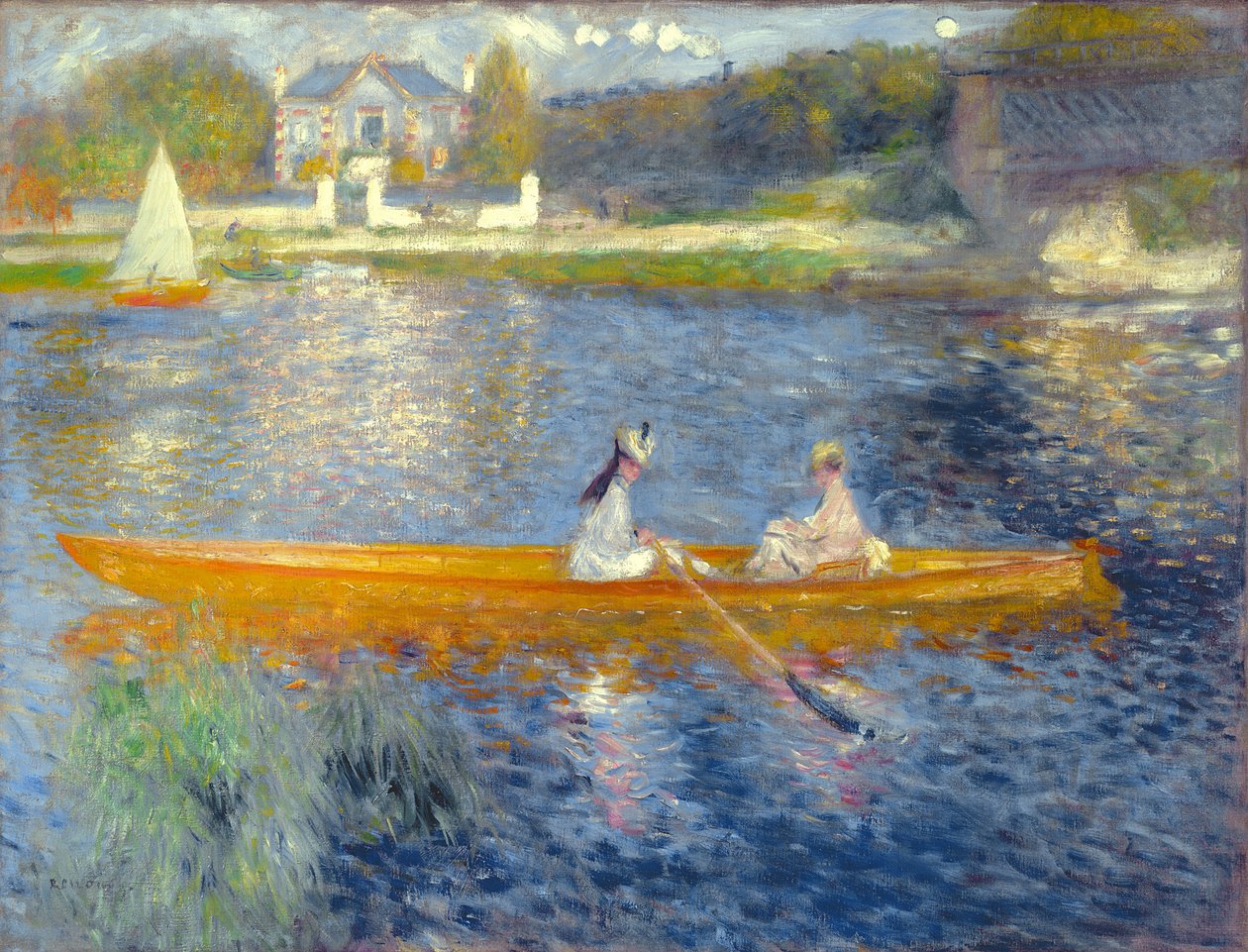 The Skiff (La Yole), 1875 af Pierre Auguste Renoir