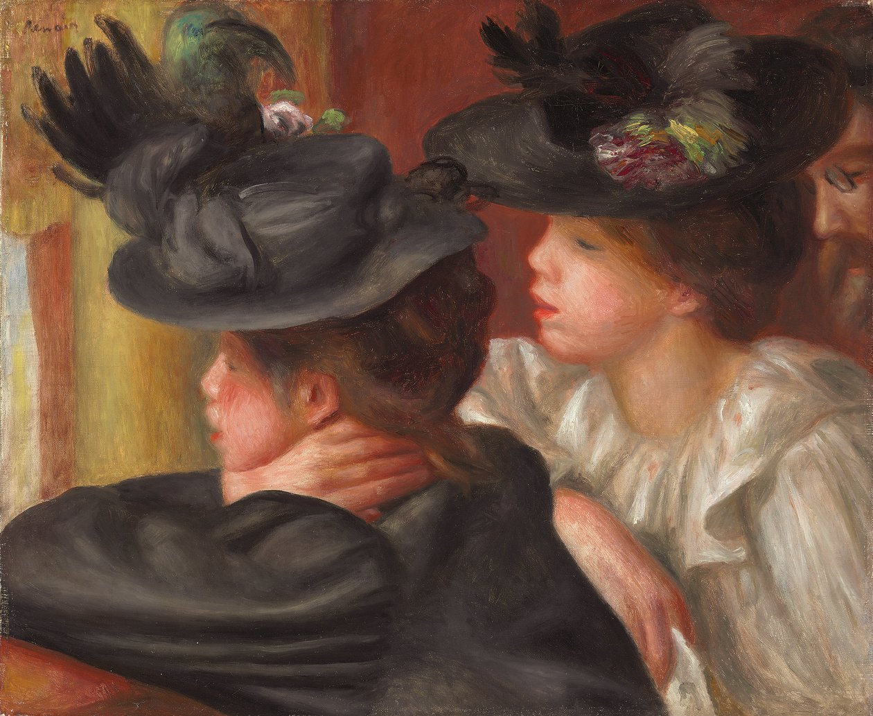 Teaterboksen; Au Theatre, la loge, 1894 af Pierre Auguste Renoir