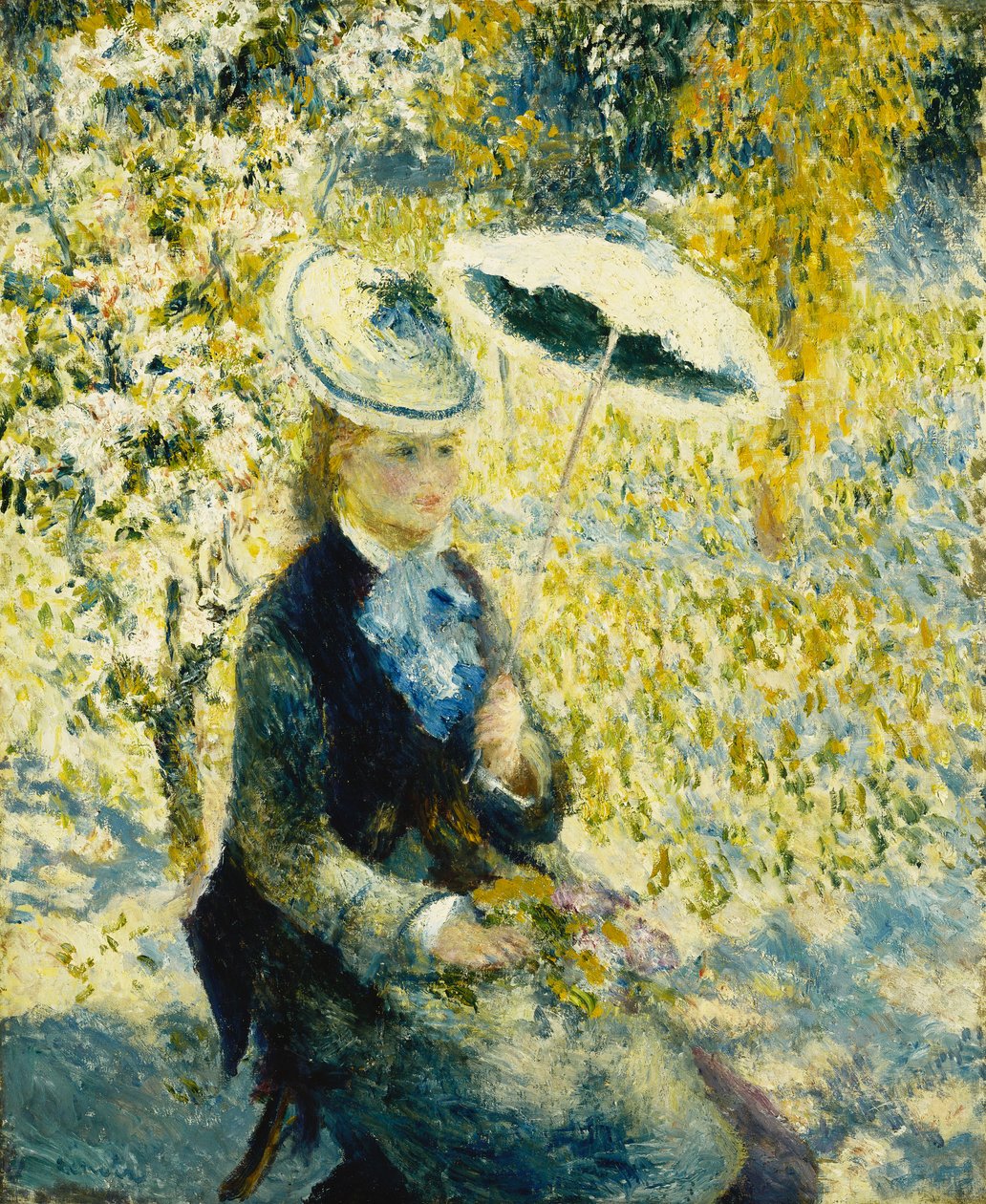 Paraplyen; "Paraplyerne, 1878 af Pierre Auguste Renoir