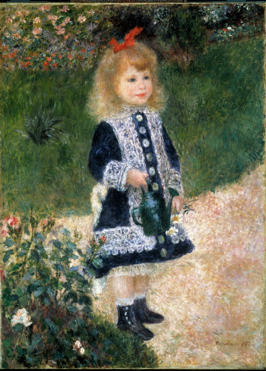Barnet med vandkanden af Pierre Auguste Renoir