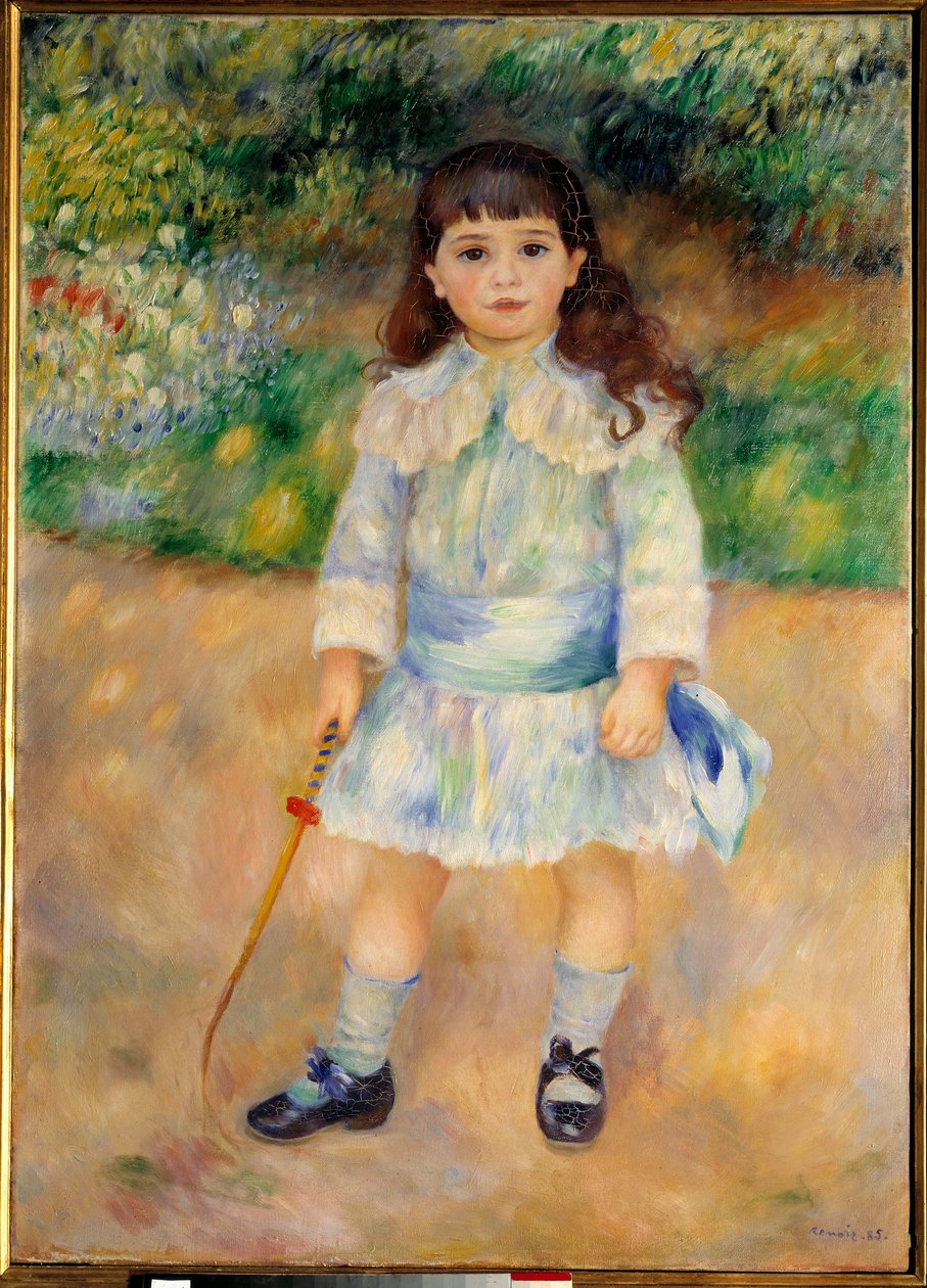Barnet med pisken Maleri af Pierre Auguste Renoir (1841-1919) af Pierre Auguste Renoir