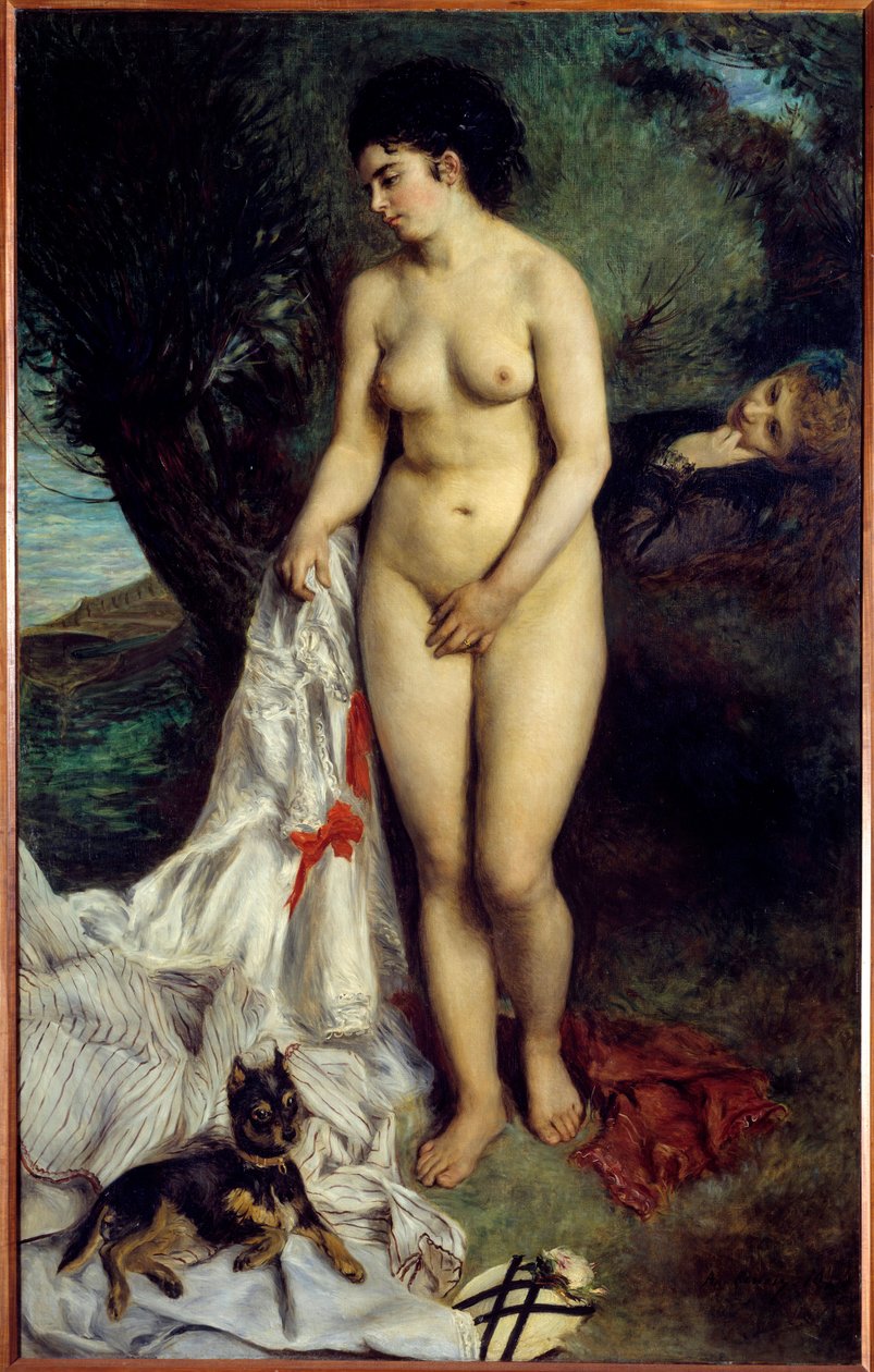 Griffon-baderen. Maleri af Pierre Auguste Renoir (1841-1919) af Pierre Auguste Renoir
