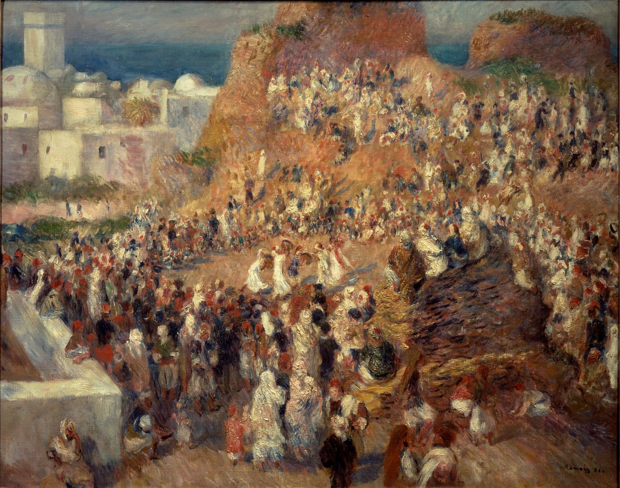 Moskeen eller den arabiske festival i Algier af Pierre Auguste Renoir