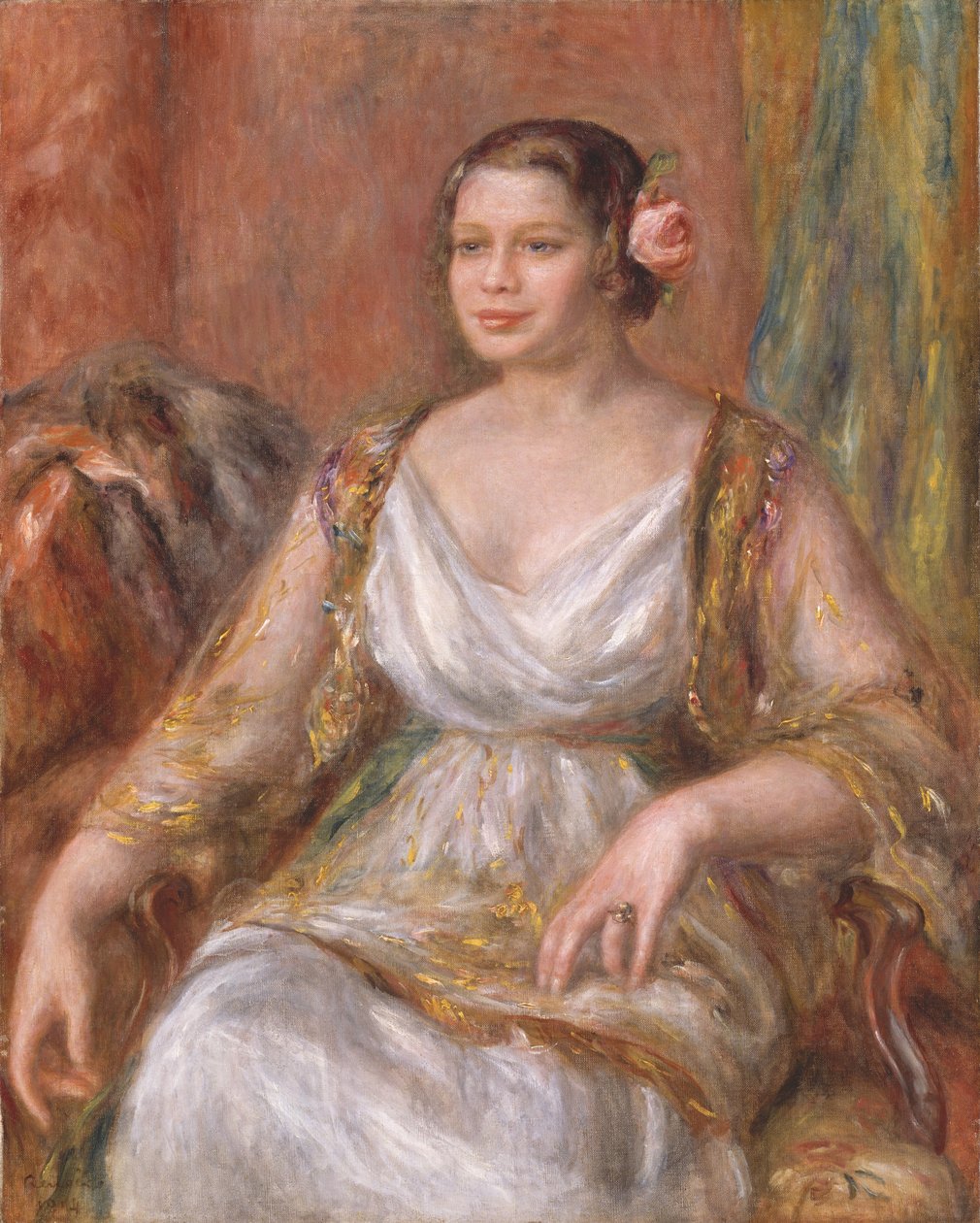 Tilla Durieux Ottilie Godeffroy, 1880-1971, 1914. af Pierre Auguste Renoir