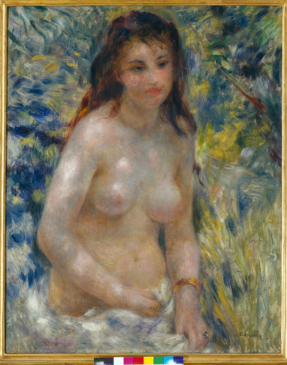 Kvindens torso i solen af Pierre Auguste Renoir