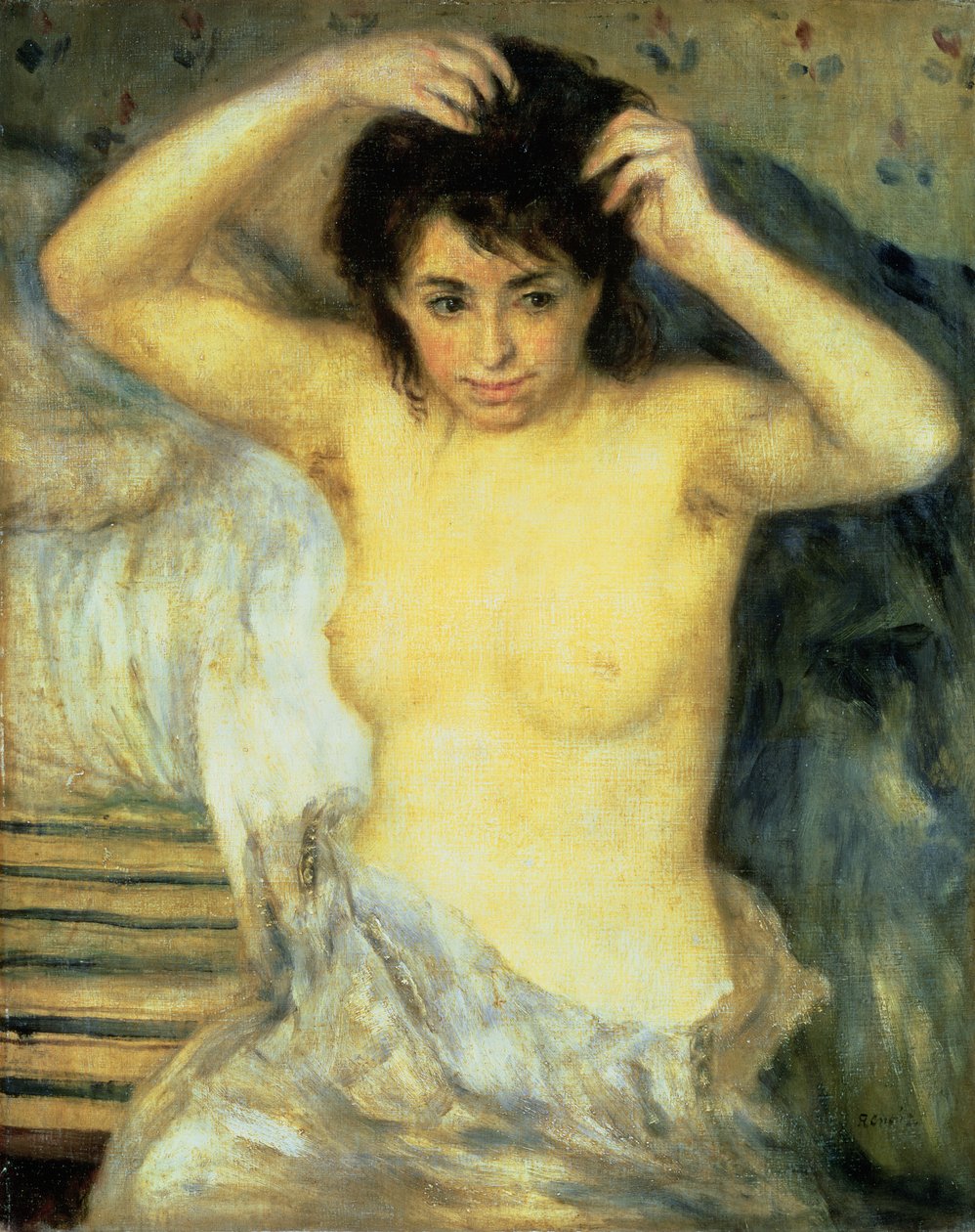 Torso, eller Before the Bath, ca. 1873-75 (olie på lærred) af Pierre Auguste Renoir