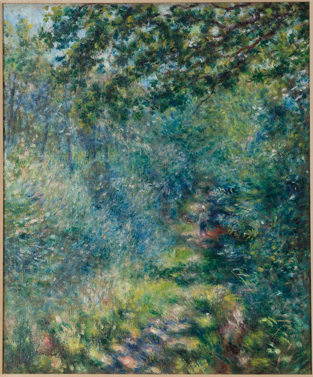 Spor i skoven, c.1874-77 af Pierre Auguste Renoir